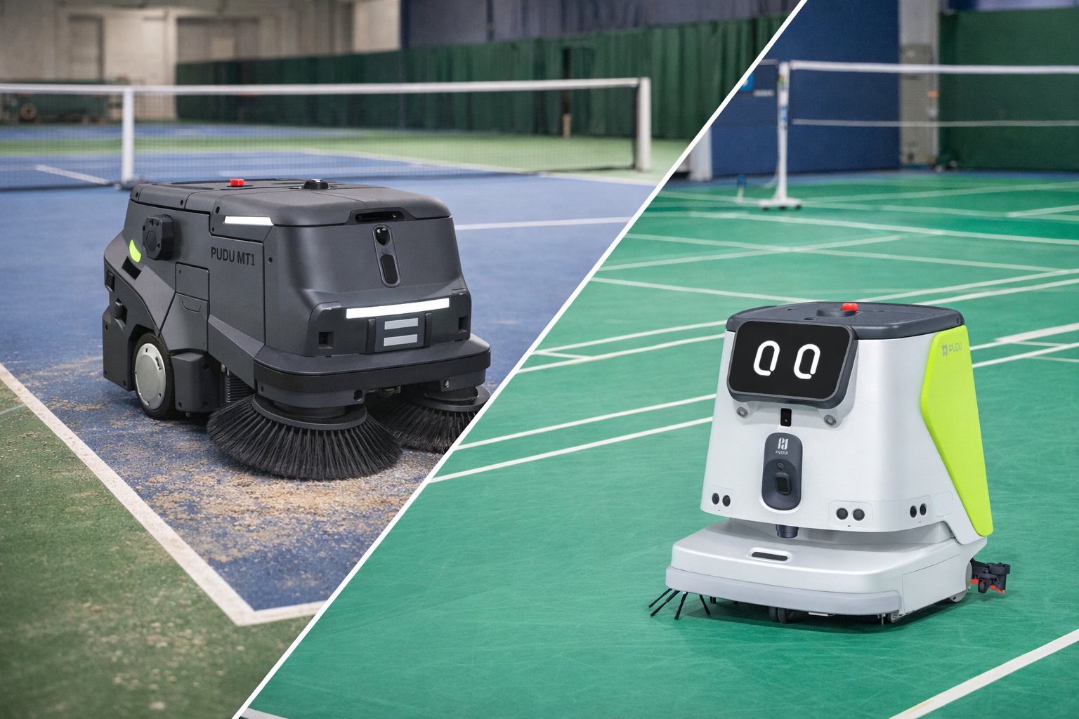 PUDU CC1 spordikeskkonnas